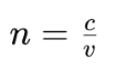 Refractive index