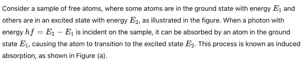 What is the metastable state of a laser?