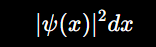 probability of finding particle