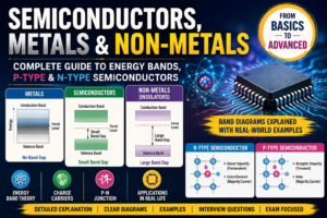 Semiconductor physics, pn junction